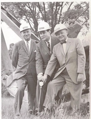 Tom B.H. Symons breaking the ground 