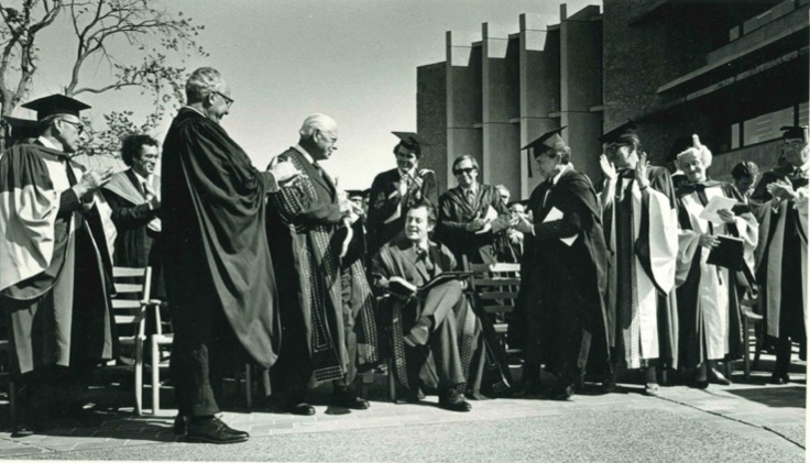 Tom H.B. Symons at Trent's first convocation 