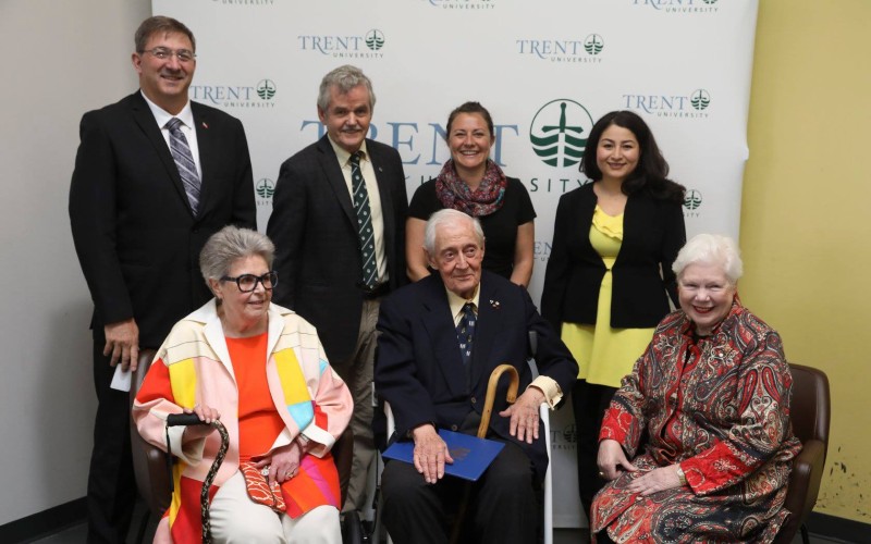 Group photo from Thomas H.B. Symons' 90th birthday party.