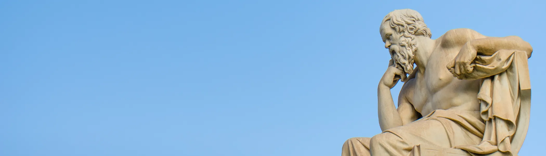 Sculpture of thinking.