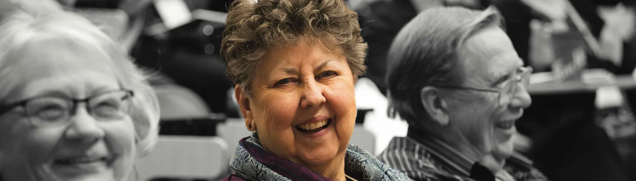 Image of older people in a classroom.