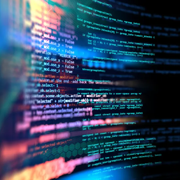 Programming code abstract technology background of software developer and computer script.