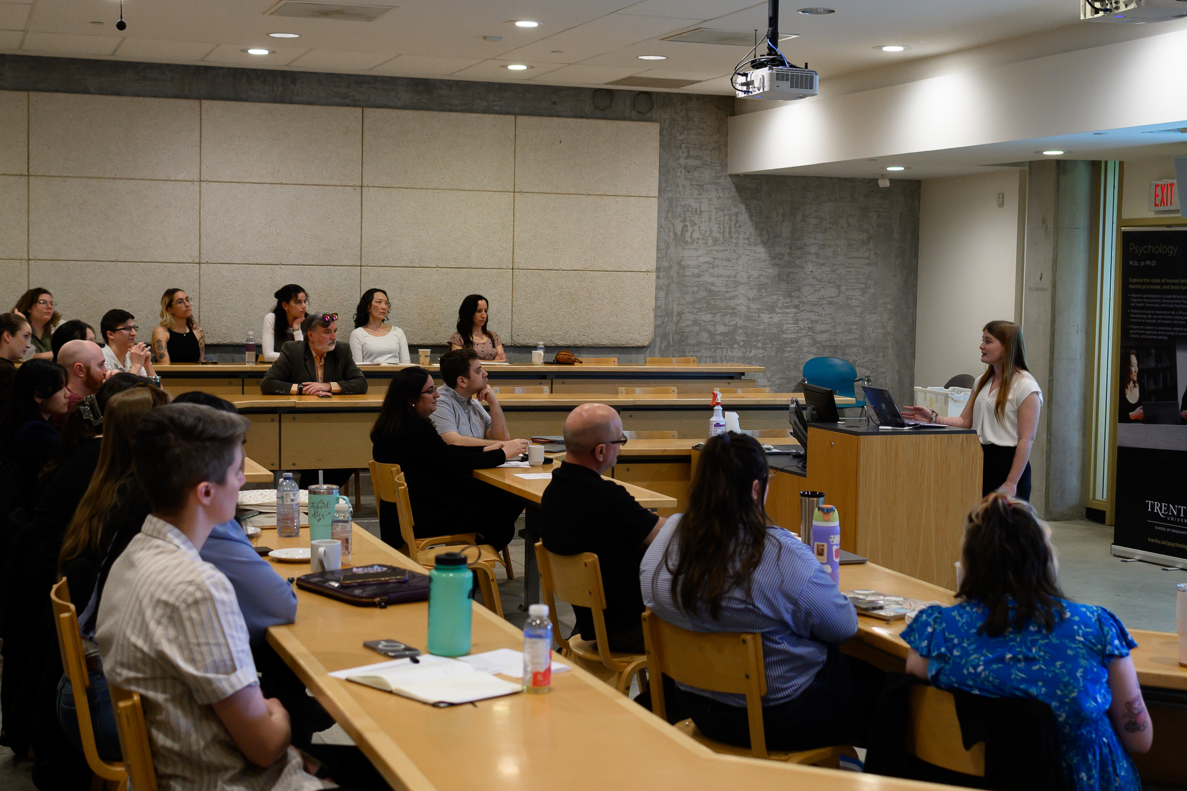 Psychology graduate students at the 2024 Annual Psychology Grad Research Day