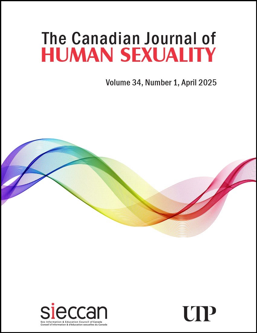 Cover of The Canadian Journal of Human Sexuality