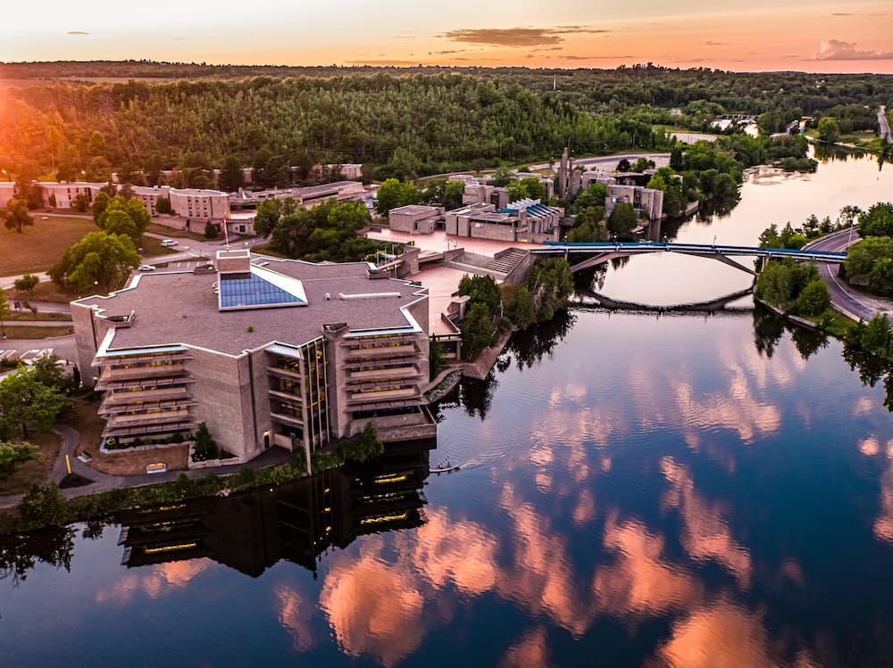 Symons Campus at sunset