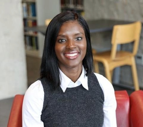 Smiling, professional Black woman, Kadija Osei