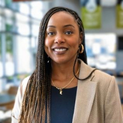 Smiling Professional Black woman, Dr. Beatrice Anane-Bediakoh
