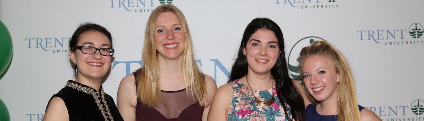 Four prestigious scholarship recipients 