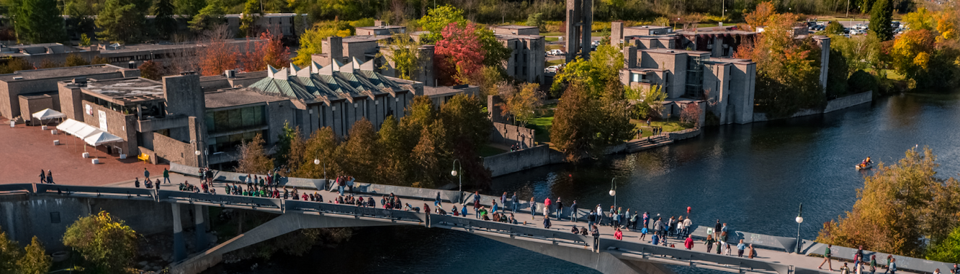 Aerial shot of Trent bridge at Head of Trent 