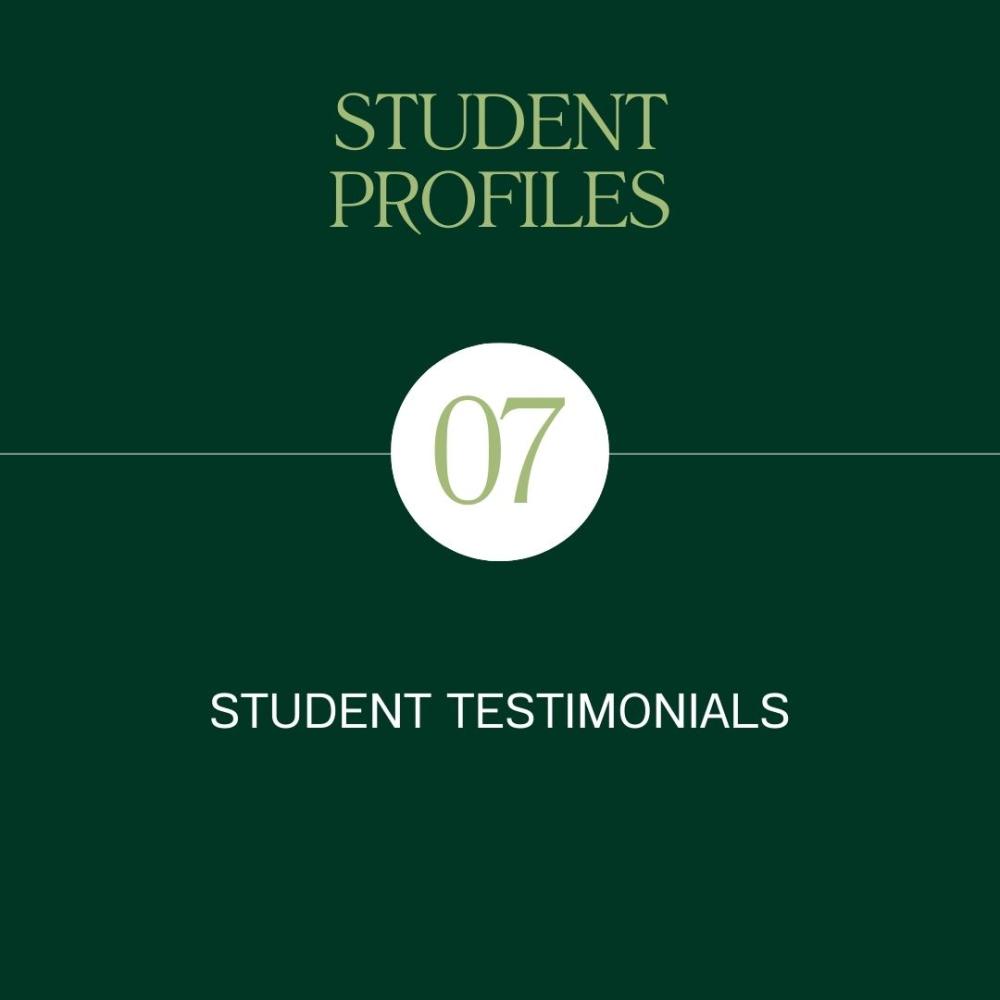 Student Profiles - Title Page