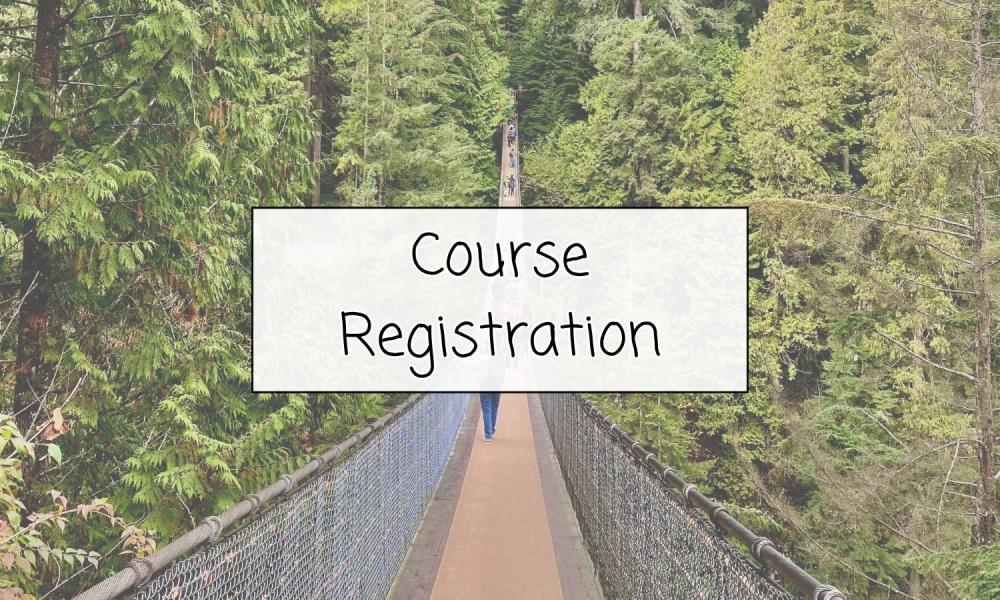 Course Registration - Title Page