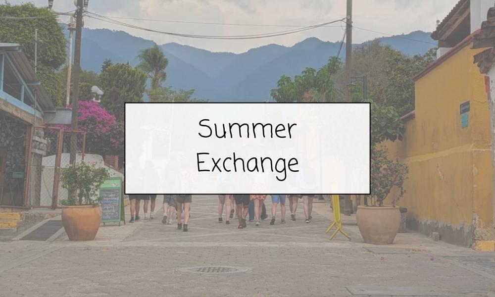 Summer Exchange - Title Page