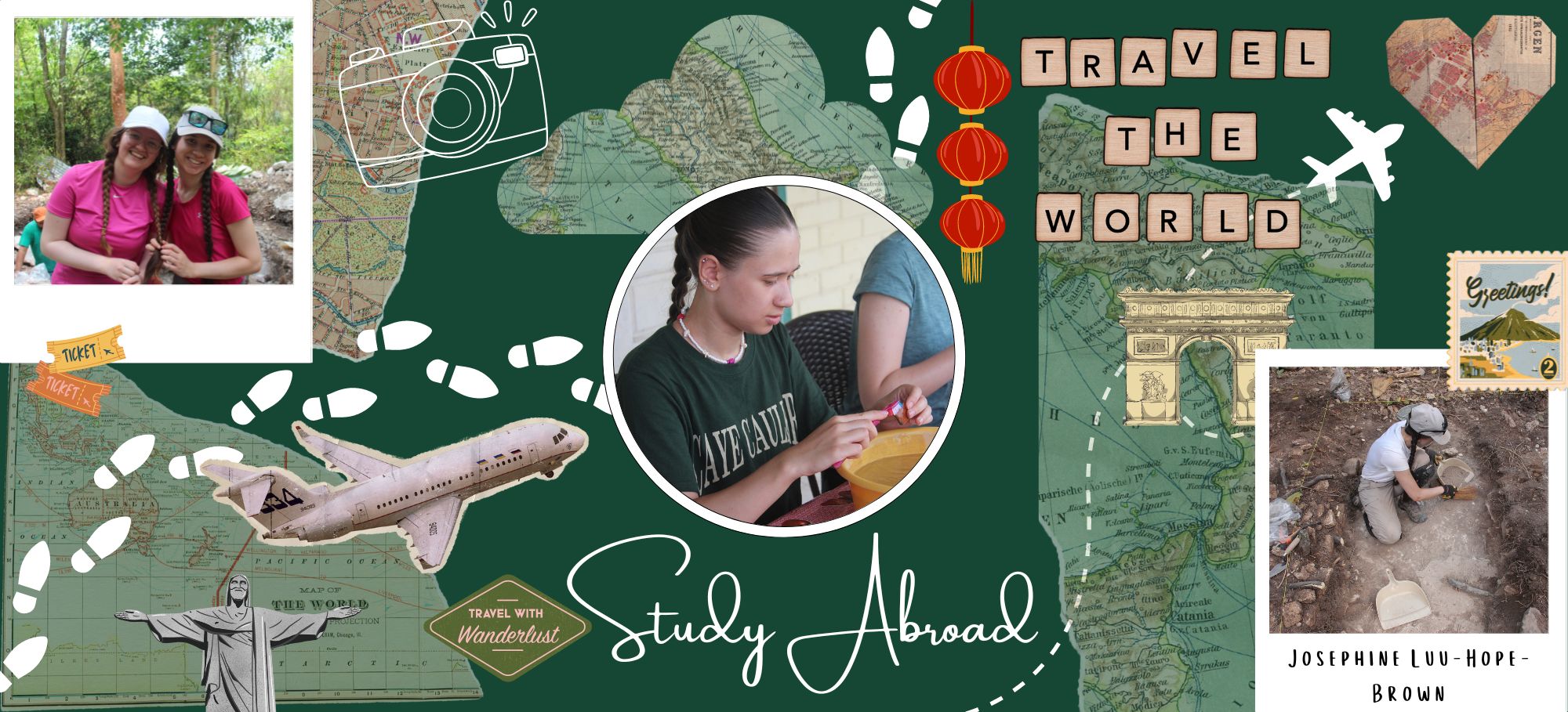 Josephine Luu-Hope-Brown study abroad collage 