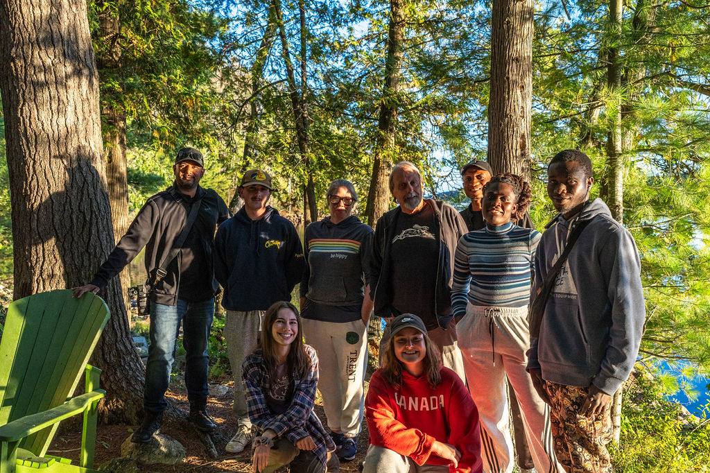 group photo from program retreat