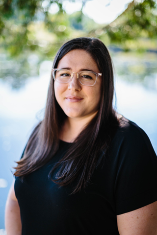 "Shannone Accettone with blurred nature background"