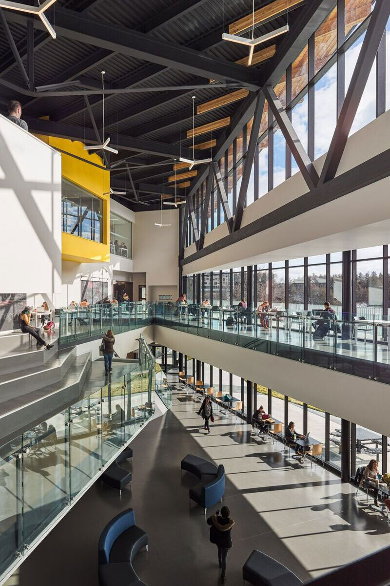 The stunning Student Centre is heart of the Trent experience in Peterborough.