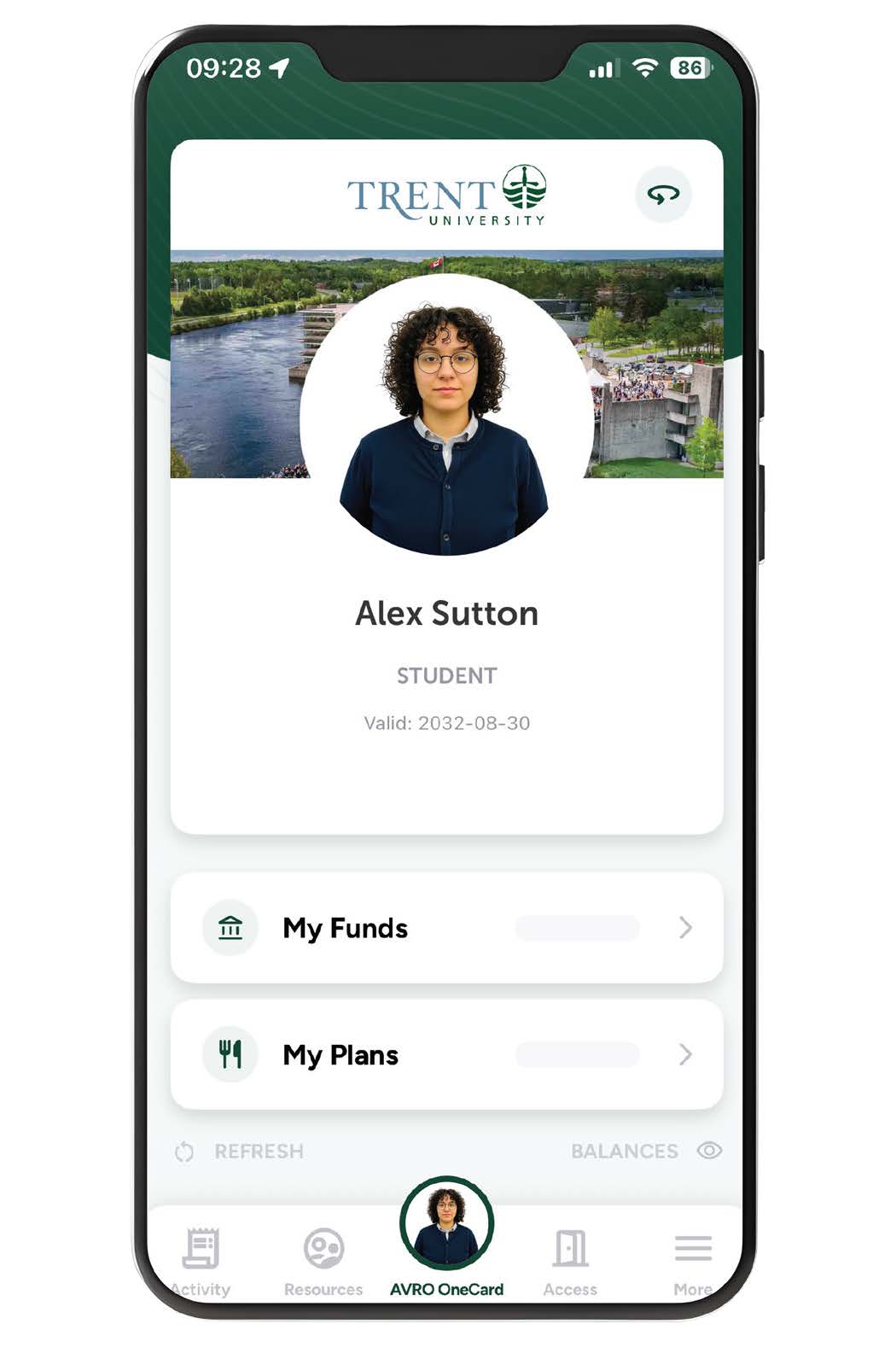 Mobile TrentU Card