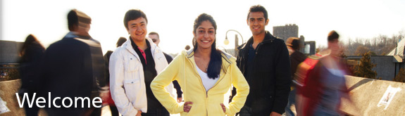 Undergraduate - Three people smiling