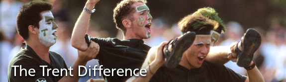 The Trent Difference - Students at a sports event