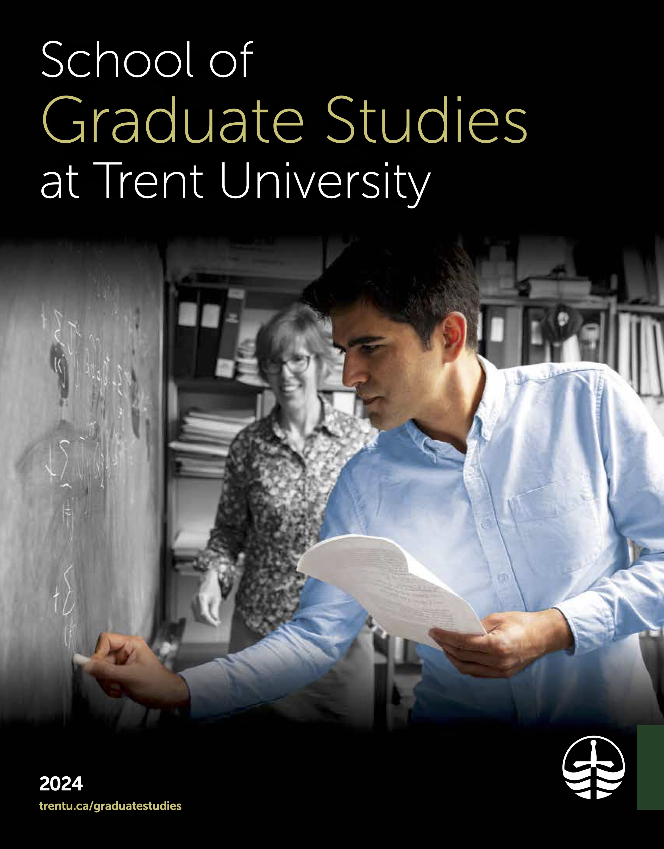 Cover of Trent's 2024 Graduate Studies Viewbook