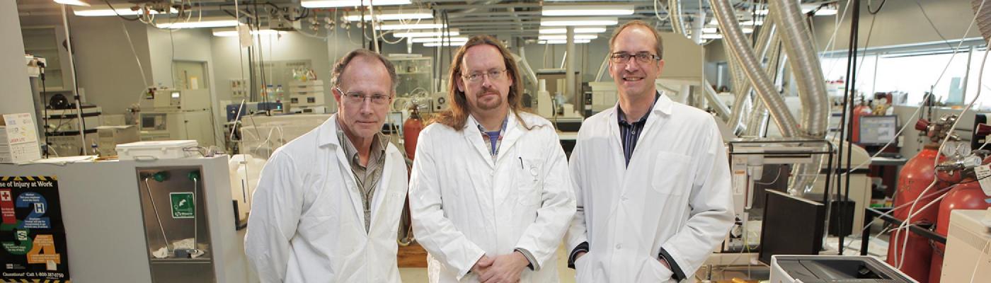 Three Trent Professors in Water Quality Centre