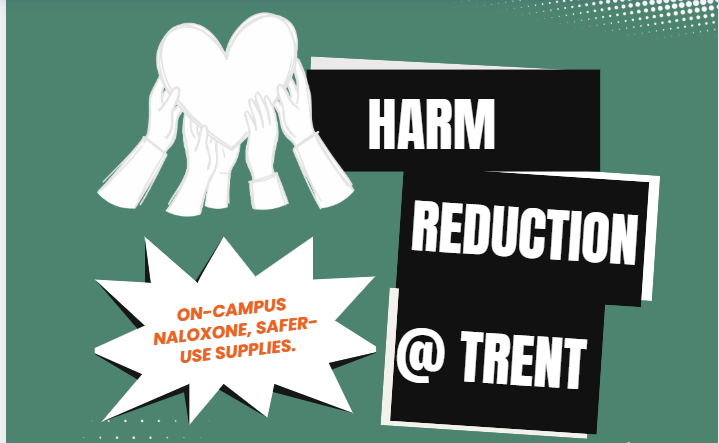 Harm reduction at Trent. On campus naloxone, safer use supplies